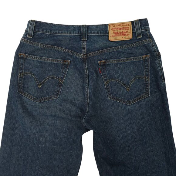 Levis 559 Jeans Mens Size 34x33 Relaxed Straight Leg Denim Dark Wash - Picture 11 of 15